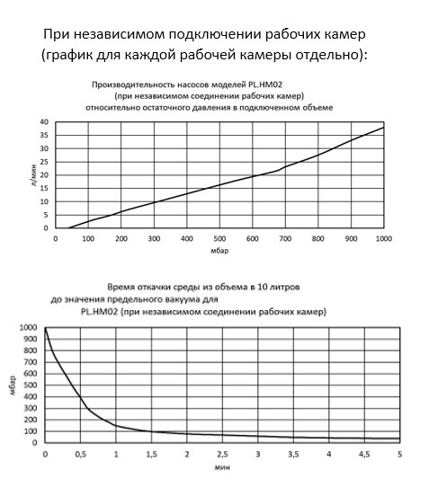  Насос PL.HM02.01.10 - вакуумный комбинированный мембранный