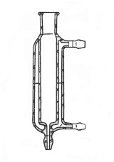 Колонка для хроматографии с рубашкой КХР
