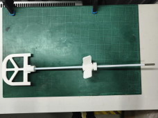 Мешальный вал с двухлопастной лопастной насадкой PTFE для лабораторного реактора и верхнеприводной мешалки