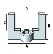 Лопасть якорная (съемная)