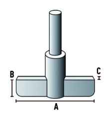 Мешалка лопастная (разные размеры)