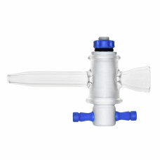 Кран химический из боросиликатного стекла