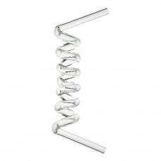 Стеклянный спиральный змеевик из боросиликатного стекла.