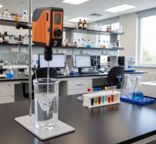 Мешалка лабораторная верхнеприводная с датчиком температуры Primelab TM 100-Т