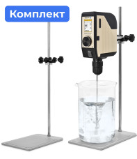 Комплект: верхнеприводная мешалка ТМ-75R + штатив PL-02 + мешальник